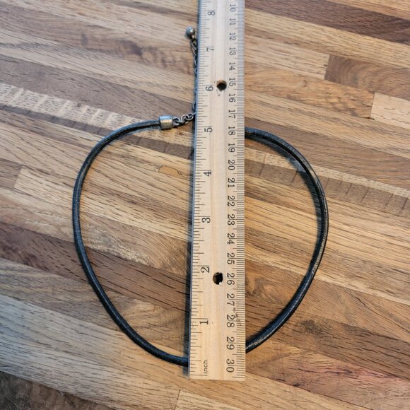 Chico's Leather Choker Necklace - Picture 8 of 8